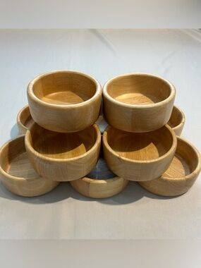 Dolphin Genuine Beechwood 12 Bowl Set Made in Thailand